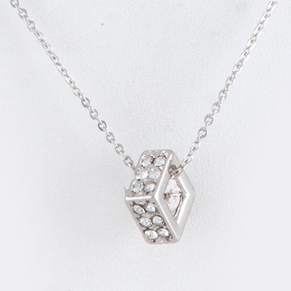 Jewelry - 🆕💎 PAVE SQUARE PENDANT NECKLACE
